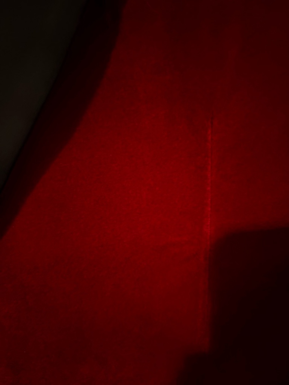 Men's Burgundy  red Velvet Blazer with Black Satin Lapel - Picture 4 of 5